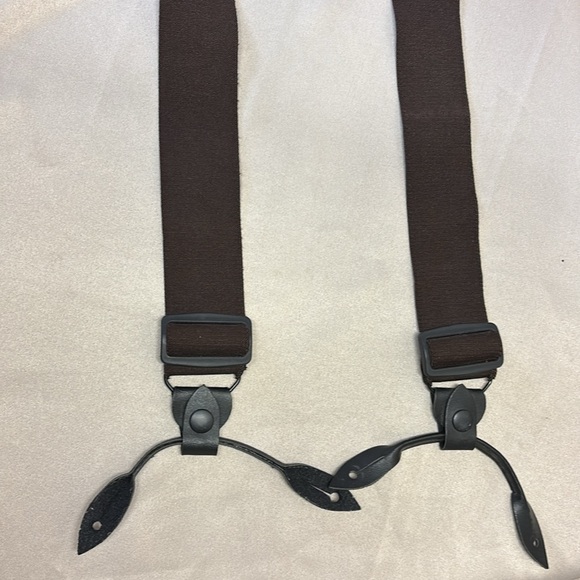 Levis 560 Relaxed Fit Suspender Zip Front Jeans sz 36x30 w/Suspenders - Picture 16 of 17